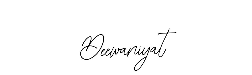 You can use this online signature creator to create a handwritten signature for the name Deewaniyat. This is the best online autograph maker. Deewaniyat signature style 12 images and pictures png