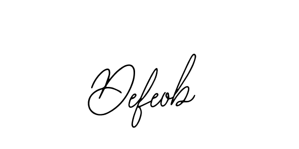 Use a signature maker to create a handwritten signature online. With this signature software, you can design (Bearetta-2O07w) your own signature for name Defeob. Defeob signature style 12 images and pictures png