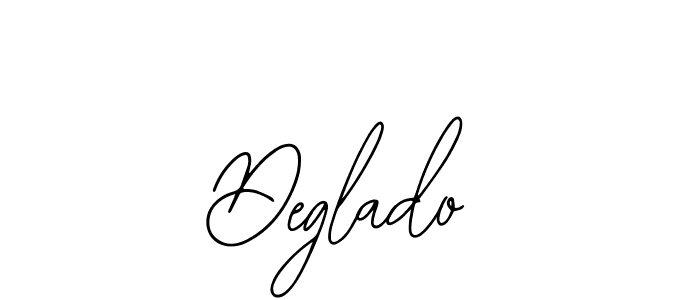 Design your own signature with our free online signature maker. With this signature software, you can create a handwritten (Bearetta-2O07w) signature for name Deglado. Deglado signature style 12 images and pictures png
