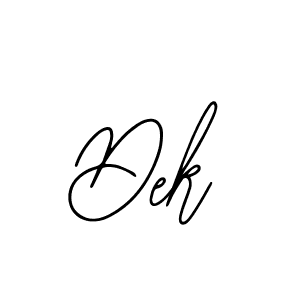 Also You can easily find your signature by using the search form. We will create Dek name handwritten signature images for you free of cost using Bearetta-2O07w sign style. Dek signature style 12 images and pictures png