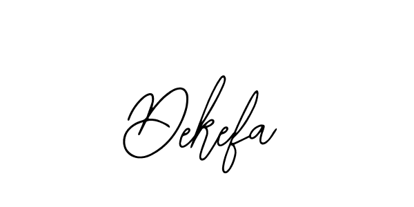 You should practise on your own different ways (Bearetta-2O07w) to write your name (Dekefa) in signature. don't let someone else do it for you. Dekefa signature style 12 images and pictures png
