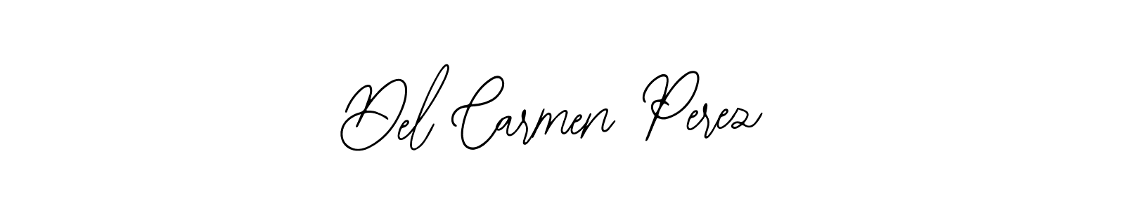 You should practise on your own different ways (Bearetta-2O07w) to write your name (Del Carmen Perez) in signature. don't let someone else do it for you. Del Carmen Perez signature style 12 images and pictures png