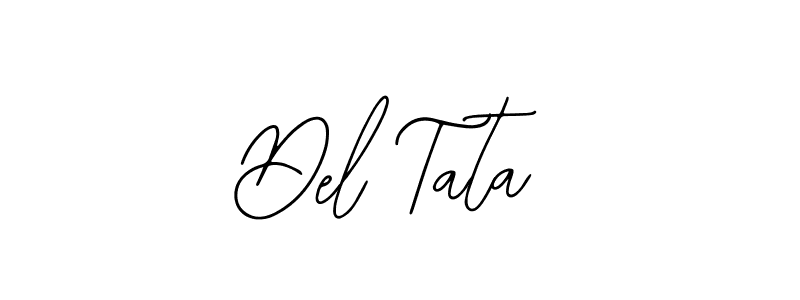 Use a signature maker to create a handwritten signature online. With this signature software, you can design (Bearetta-2O07w) your own signature for name Del Tata. Del Tata signature style 12 images and pictures png