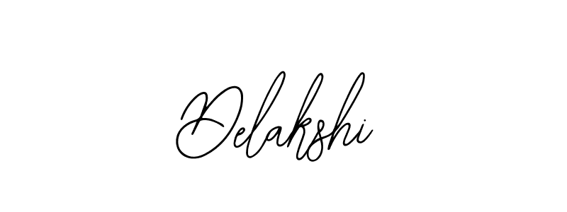 How to make Delakshi name signature. Use Bearetta-2O07w style for creating short signs online. This is the latest handwritten sign. Delakshi signature style 12 images and pictures png