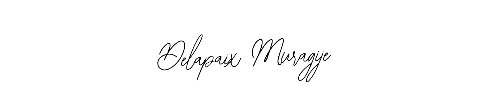 Make a beautiful signature design for name Delapaix Muragije. With this signature (Bearetta-2O07w) style, you can create a handwritten signature for free. Delapaix Muragije signature style 12 images and pictures png