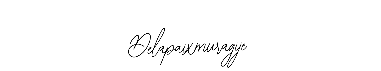How to make Delapaixmuragije name signature. Use Bearetta-2O07w style for creating short signs online. This is the latest handwritten sign. Delapaixmuragije signature style 12 images and pictures png