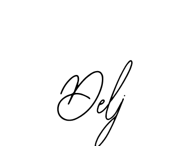 How to make Delj signature? Bearetta-2O07w is a professional autograph style. Create handwritten signature for Delj name. Delj signature style 12 images and pictures png