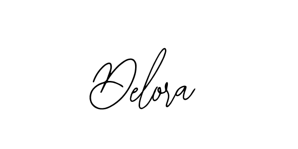 Use a signature maker to create a handwritten signature online. With this signature software, you can design (Bearetta-2O07w) your own signature for name Delora. Delora signature style 12 images and pictures png
