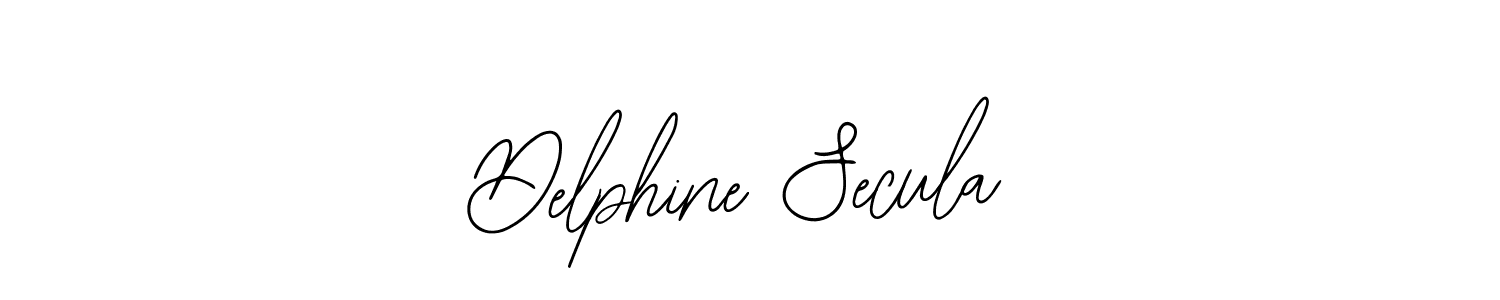 The best way (Bearetta-2O07w) to make a short signature is to pick only two or three words in your name. The name Delphine Secula include a total of six letters. For converting this name. Delphine Secula signature style 12 images and pictures png