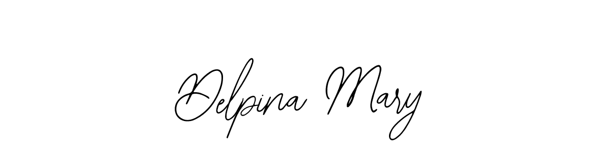 if you are searching for the best signature style for your name Delpina Mary. so please give up your signature search. here we have designed multiple signature styles  using Bearetta-2O07w. Delpina Mary signature style 12 images and pictures png