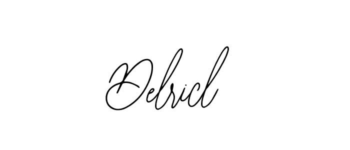 You should practise on your own different ways (Bearetta-2O07w) to write your name (Delricl) in signature. don't let someone else do it for you. Delricl signature style 12 images and pictures png