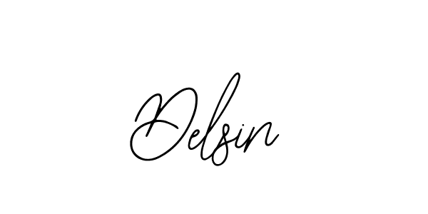 How to make Delsin name signature. Use Bearetta-2O07w style for creating short signs online. This is the latest handwritten sign. Delsin signature style 12 images and pictures png