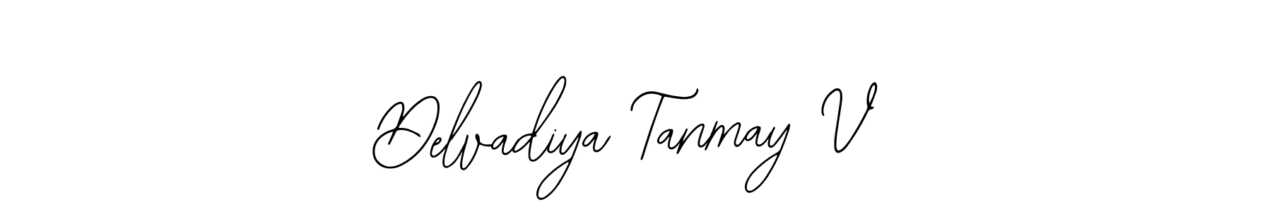 if you are searching for the best signature style for your name Delvadiya Tanmay V. so please give up your signature search. here we have designed multiple signature styles  using Bearetta-2O07w. Delvadiya Tanmay V signature style 12 images and pictures png