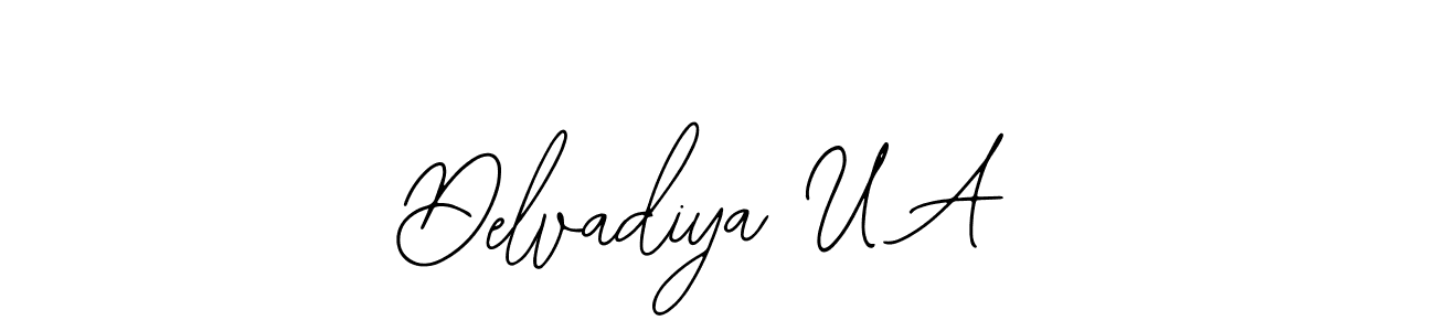 You can use this online signature creator to create a handwritten signature for the name Delvadiya U A. This is the best online autograph maker. Delvadiya U A signature style 12 images and pictures png
