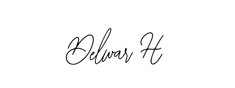 Make a beautiful signature design for name Delwar H. With this signature (Bearetta-2O07w) style, you can create a handwritten signature for free. Delwar H signature style 12 images and pictures png