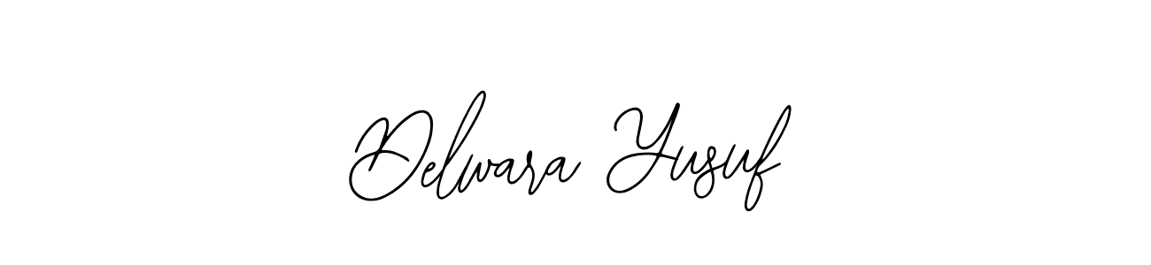 The best way (Bearetta-2O07w) to make a short signature is to pick only two or three words in your name. The name Delwara Yusuf include a total of six letters. For converting this name. Delwara Yusuf signature style 12 images and pictures png
