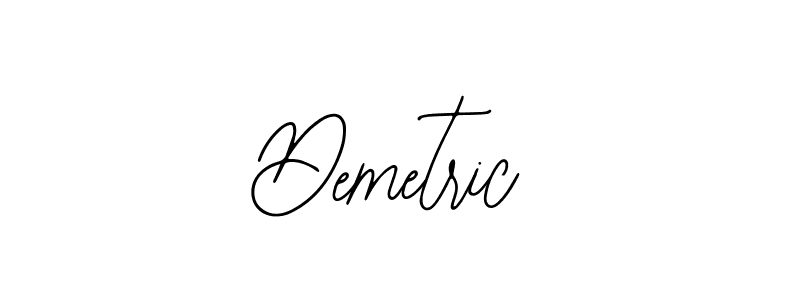 How to make Demetric signature? Bearetta-2O07w is a professional autograph style. Create handwritten signature for Demetric name. Demetric signature style 12 images and pictures png