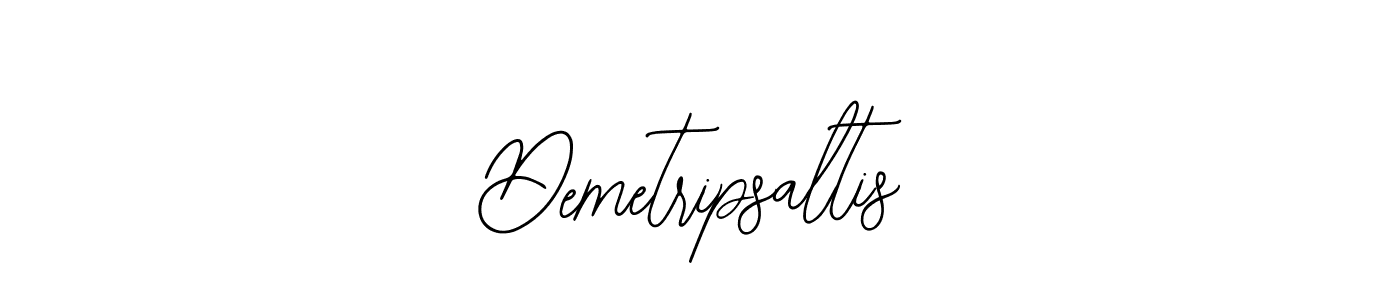 How to make Demetripsaltis name signature. Use Bearetta-2O07w style for creating short signs online. This is the latest handwritten sign. Demetripsaltis signature style 12 images and pictures png