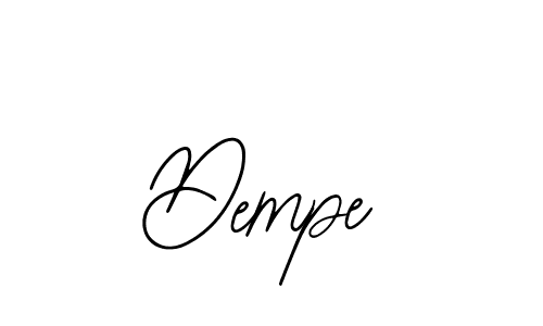 How to make Dempe signature? Bearetta-2O07w is a professional autograph style. Create handwritten signature for Dempe name. Dempe signature style 12 images and pictures png