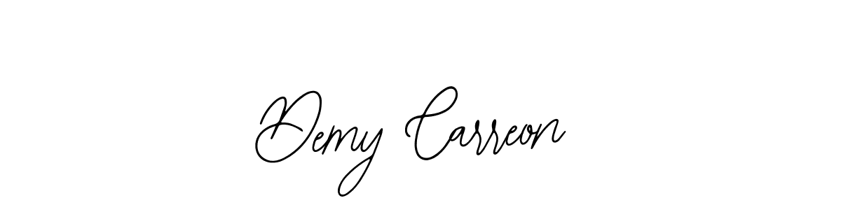 You should practise on your own different ways (Bearetta-2O07w) to write your name (Demy Carreon) in signature. don't let someone else do it for you. Demy Carreon signature style 12 images and pictures png