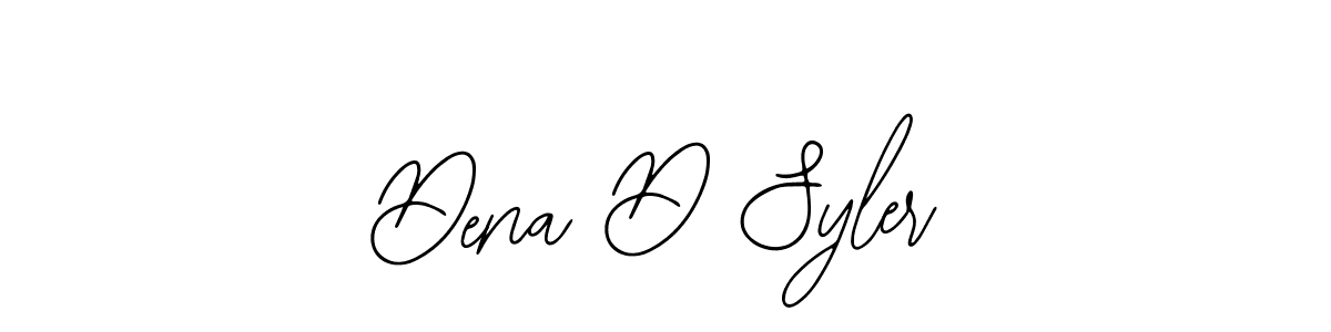 Bearetta-2O07w is a professional signature style that is perfect for those who want to add a touch of class to their signature. It is also a great choice for those who want to make their signature more unique. Get Dena D Syler name to fancy signature for free. Dena D Syler signature style 12 images and pictures png