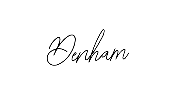 Use a signature maker to create a handwritten signature online. With this signature software, you can design (Bearetta-2O07w) your own signature for name Denham. Denham signature style 12 images and pictures png