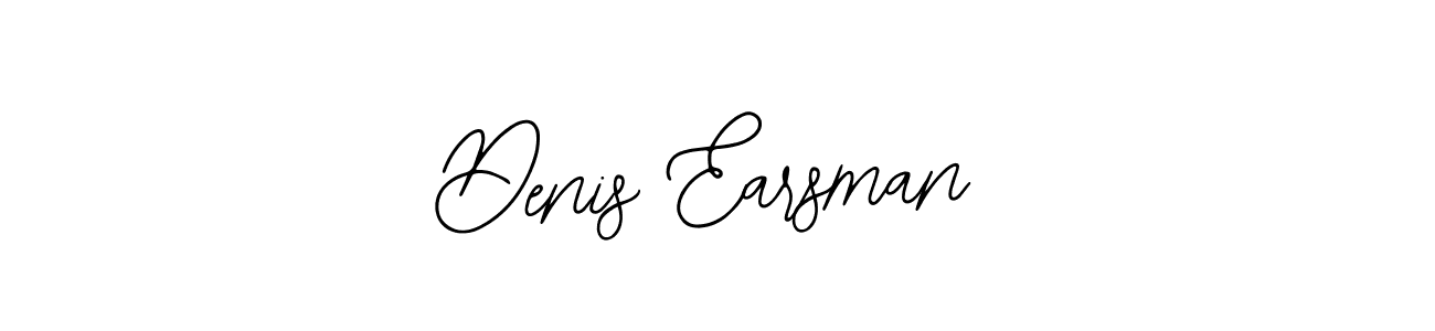 How to make Denis Earsman name signature. Use Bearetta-2O07w style for creating short signs online. This is the latest handwritten sign. Denis Earsman signature style 12 images and pictures png