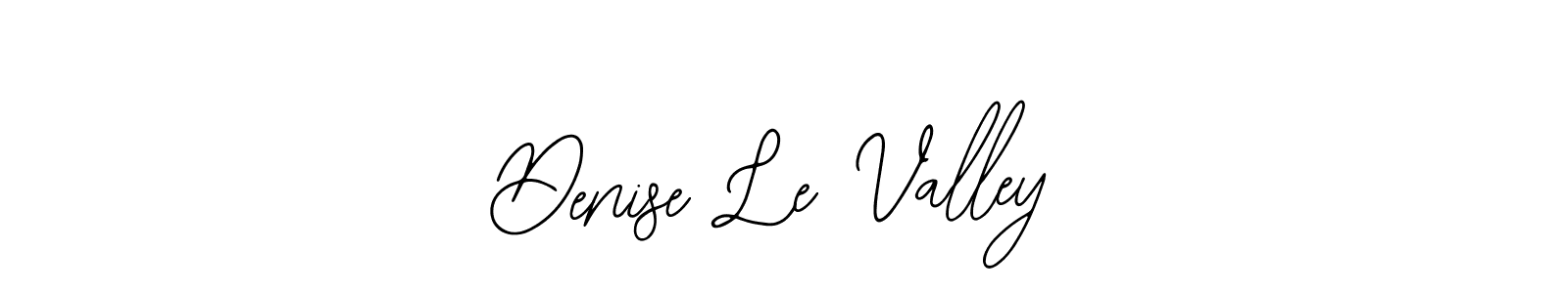 Denise Le Valley stylish signature style. Best Handwritten Sign (Bearetta-2O07w) for my name. Handwritten Signature Collection Ideas for my name Denise Le Valley. Denise Le Valley signature style 12 images and pictures png