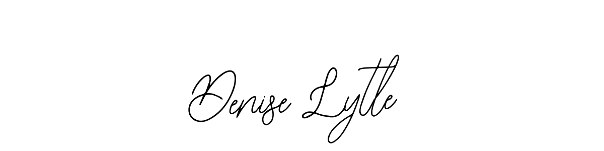 How to make Denise Lytle name signature. Use Bearetta-2O07w style for creating short signs online. This is the latest handwritten sign. Denise Lytle signature style 12 images and pictures png