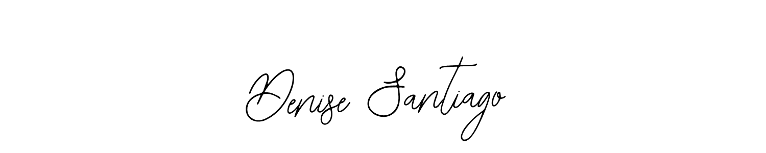 Use a signature maker to create a handwritten signature online. With this signature software, you can design (Bearetta-2O07w) your own signature for name Denise Santiago. Denise Santiago signature style 12 images and pictures png