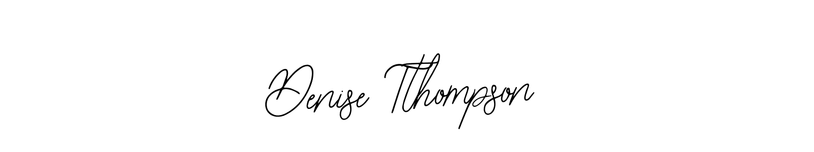 Make a beautiful signature design for name Denise Tthompson. Use this online signature maker to create a handwritten signature for free. Denise Tthompson signature style 12 images and pictures png