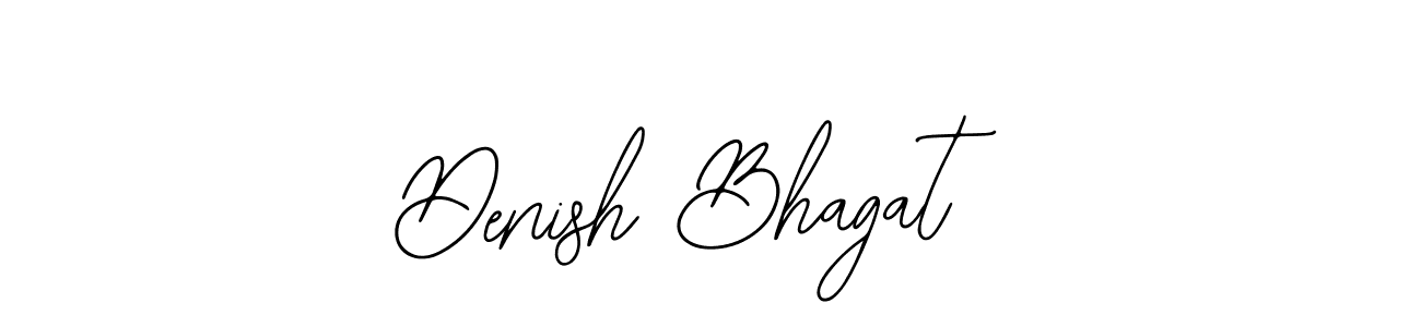 if you are searching for the best signature style for your name Denish Bhagat. so please give up your signature search. here we have designed multiple signature styles  using Bearetta-2O07w. Denish Bhagat signature style 12 images and pictures png