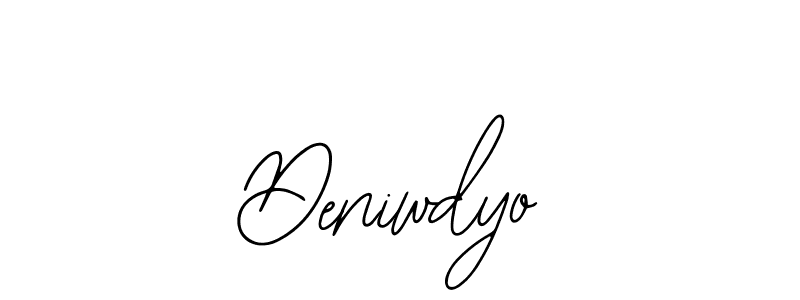 How to make Deniwdyo signature? Bearetta-2O07w is a professional autograph style. Create handwritten signature for Deniwdyo name. Deniwdyo signature style 12 images and pictures png