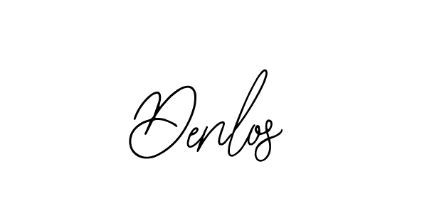 You should practise on your own different ways (Bearetta-2O07w) to write your name (Denlos) in signature. don't let someone else do it for you. Denlos signature style 12 images and pictures png