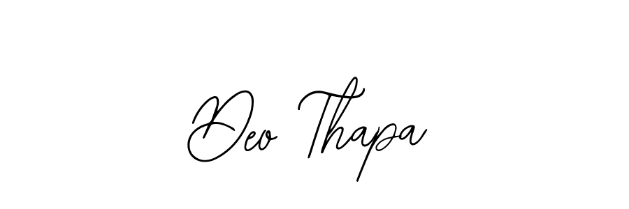 How to make Deo Thapa signature? Bearetta-2O07w is a professional autograph style. Create handwritten signature for Deo Thapa name. Deo Thapa signature style 12 images and pictures png