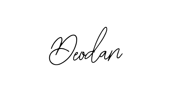 How to make Deodan name signature. Use Bearetta-2O07w style for creating short signs online. This is the latest handwritten sign. Deodan signature style 12 images and pictures png