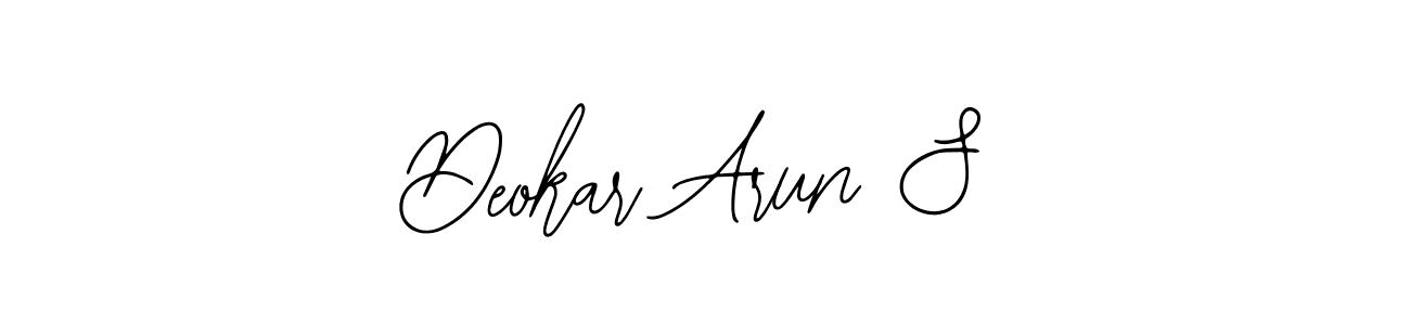 Similarly Bearetta-2O07w is the best handwritten signature design. Signature creator online .You can use it as an online autograph creator for name Deokar Arun S. Deokar Arun S signature style 12 images and pictures png