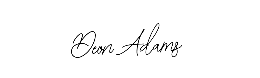 You should practise on your own different ways (Bearetta-2O07w) to write your name (Deon Adams) in signature. don't let someone else do it for you. Deon Adams signature style 12 images and pictures png