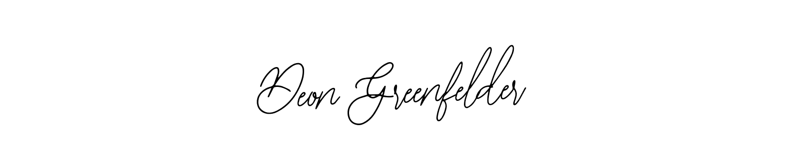 This is the best signature style for the Deon Greenfelder name. Also you like these signature font (Bearetta-2O07w). Mix name signature. Deon Greenfelder signature style 12 images and pictures png