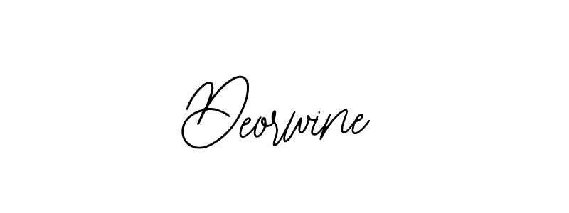 Use a signature maker to create a handwritten signature online. With this signature software, you can design (Bearetta-2O07w) your own signature for name Deorwine. Deorwine signature style 12 images and pictures png