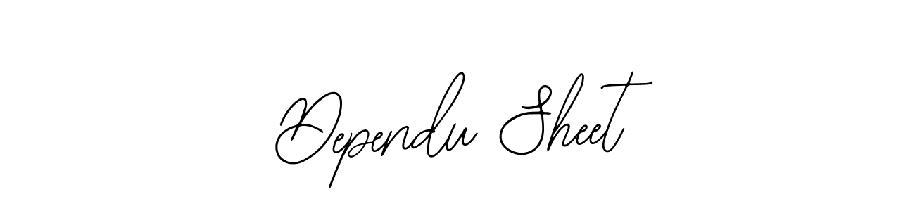 Design your own signature with our free online signature maker. With this signature software, you can create a handwritten (Bearetta-2O07w) signature for name Dependu Sheet. Dependu Sheet signature style 12 images and pictures png