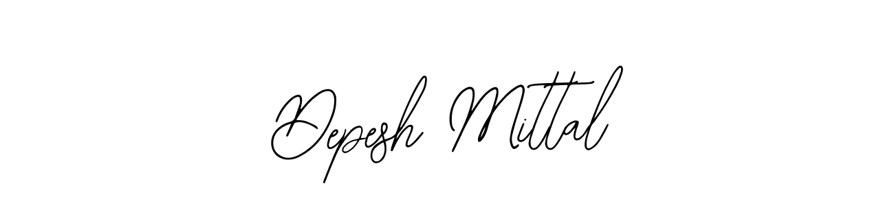 How to make Depesh Mittal signature? Bearetta-2O07w is a professional autograph style. Create handwritten signature for Depesh Mittal name. Depesh Mittal signature style 12 images and pictures png
