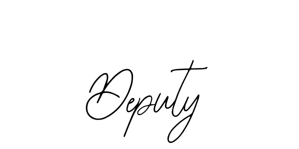 Design your own signature with our free online signature maker. With this signature software, you can create a handwritten (Bearetta-2O07w) signature for name Deputy. Deputy signature style 12 images and pictures png