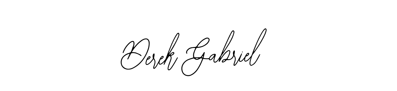 How to make Derek Gabriel signature? Bearetta-2O07w is a professional autograph style. Create handwritten signature for Derek Gabriel name. Derek Gabriel signature style 12 images and pictures png