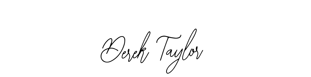 How to make Derek Taylor name signature. Use Bearetta-2O07w style for creating short signs online. This is the latest handwritten sign. Derek Taylor signature style 12 images and pictures png