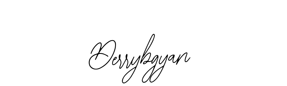 You should practise on your own different ways (Bearetta-2O07w) to write your name (Derrybgyan) in signature. don't let someone else do it for you. Derrybgyan signature style 12 images and pictures png