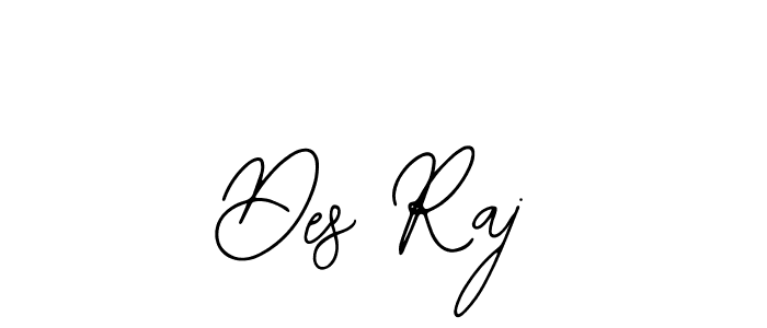 Make a beautiful signature design for name Des Raj. With this signature (Bearetta-2O07w) style, you can create a handwritten signature for free. Des Raj signature style 12 images and pictures png