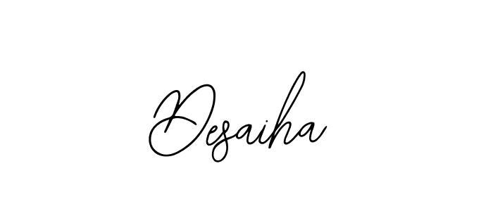 How to make Desaiha signature? Bearetta-2O07w is a professional autograph style. Create handwritten signature for Desaiha name. Desaiha signature style 12 images and pictures png