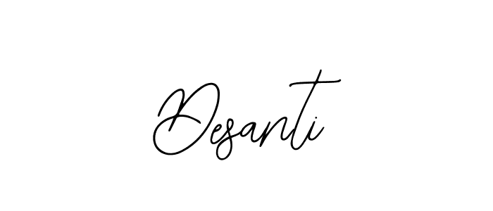 Create a beautiful signature design for name Desanti. With this signature (Bearetta-2O07w) fonts, you can make a handwritten signature for free. Desanti signature style 12 images and pictures png