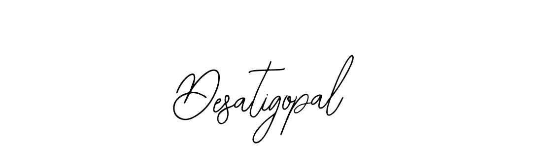 How to make Desatigopal name signature. Use Bearetta-2O07w style for creating short signs online. This is the latest handwritten sign. Desatigopal signature style 12 images and pictures png